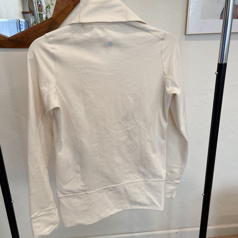 Lululemon cream stride jacket size 4 - Picture 6 of 15